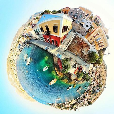 Moschos Mansion Villa Simi Dış mekan fotoğraf