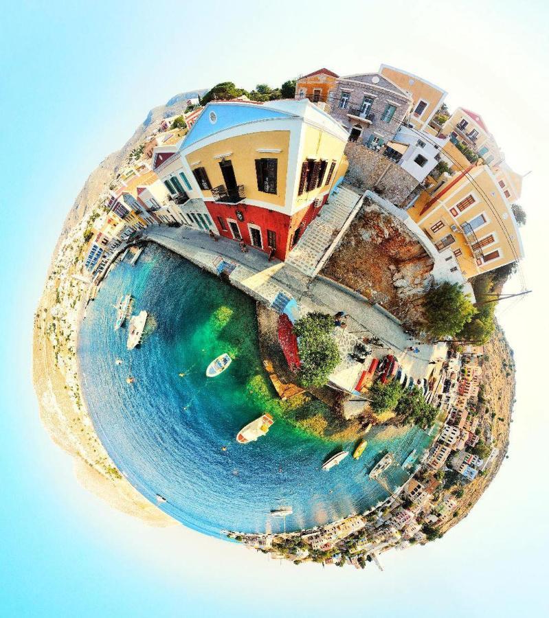 Moschos Mansion Villa Simi Dış mekan fotoğraf