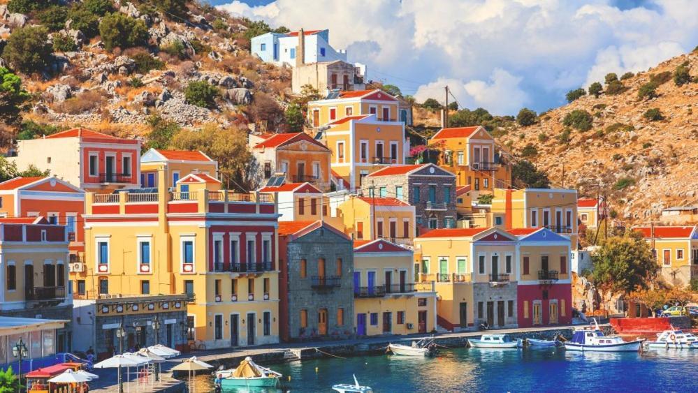 Moschos Mansion Villa Simi Dış mekan fotoğraf