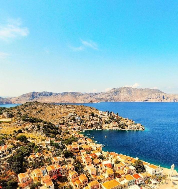 Moschos Mansion Villa Simi Dış mekan fotoğraf
