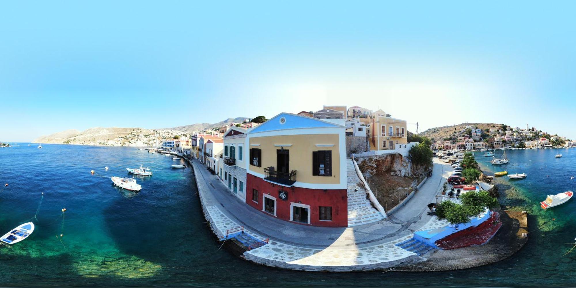 Moschos Mansion Villa Simi Dış mekan fotoğraf