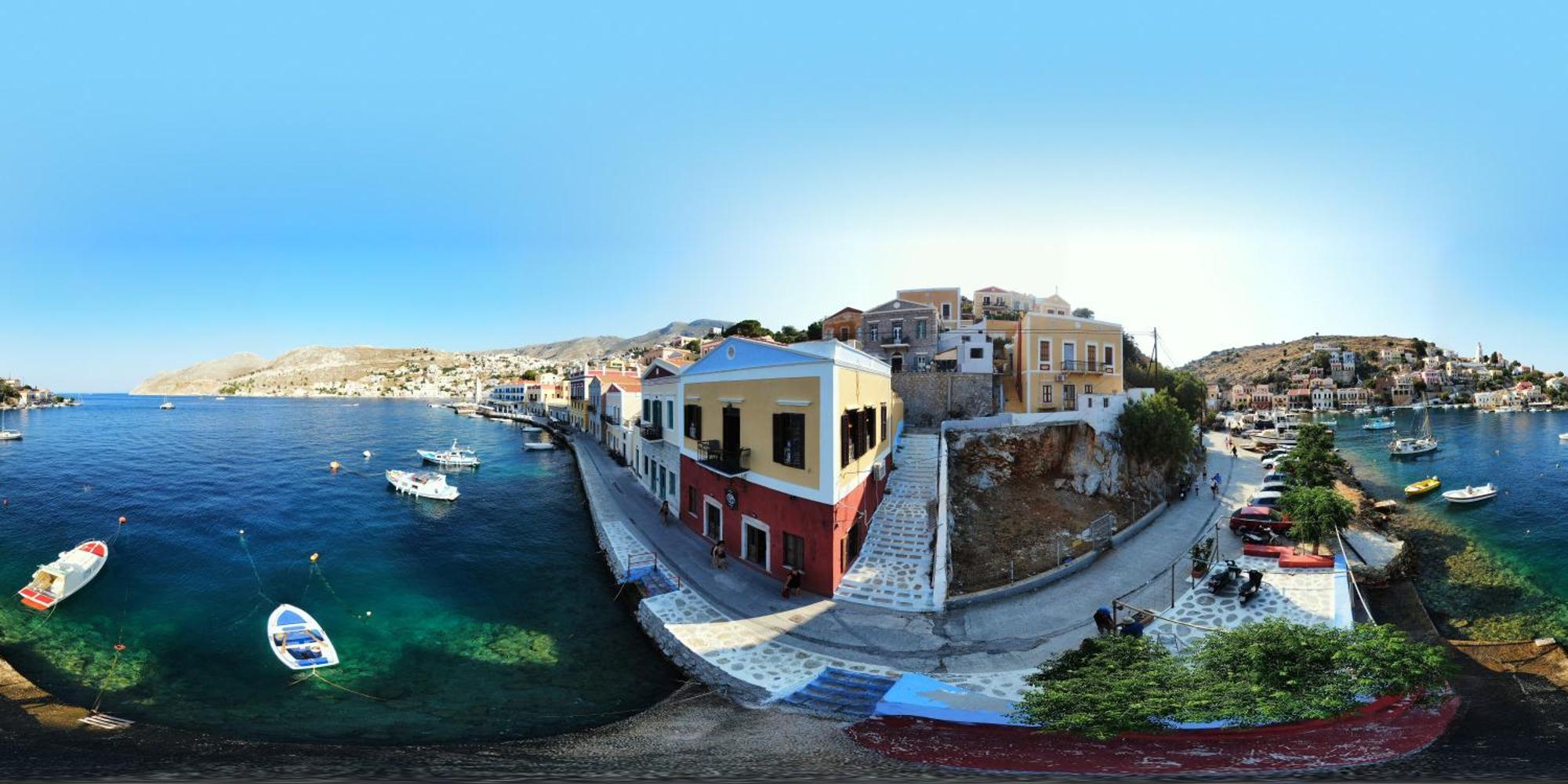 Moschos Mansion Villa Simi Dış mekan fotoğraf