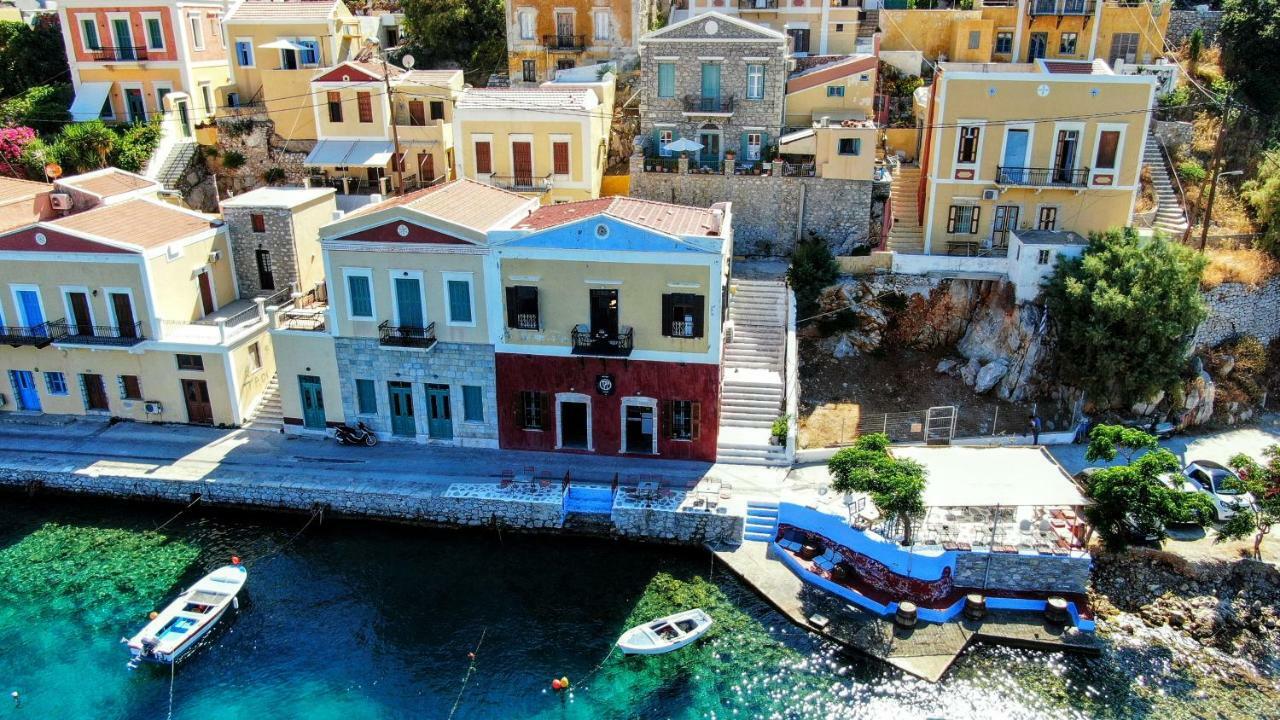 Moschos Mansion Villa Simi Dış mekan fotoğraf
