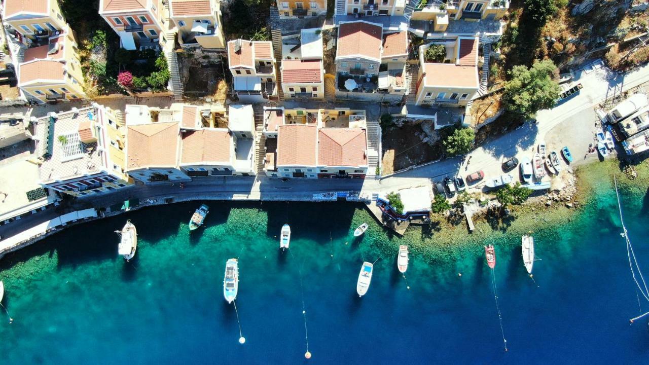Moschos Mansion Villa Simi Dış mekan fotoğraf