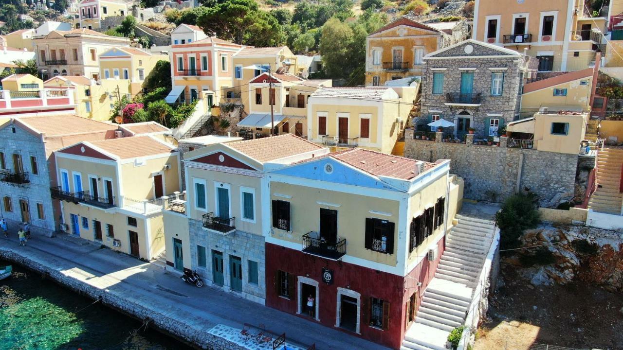 Moschos Mansion Villa Simi Dış mekan fotoğraf
