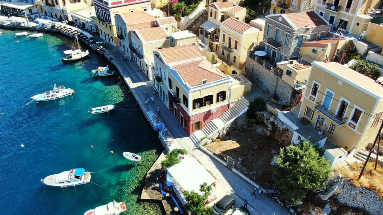 Moschos Mansion Villa Simi Dış mekan fotoğraf