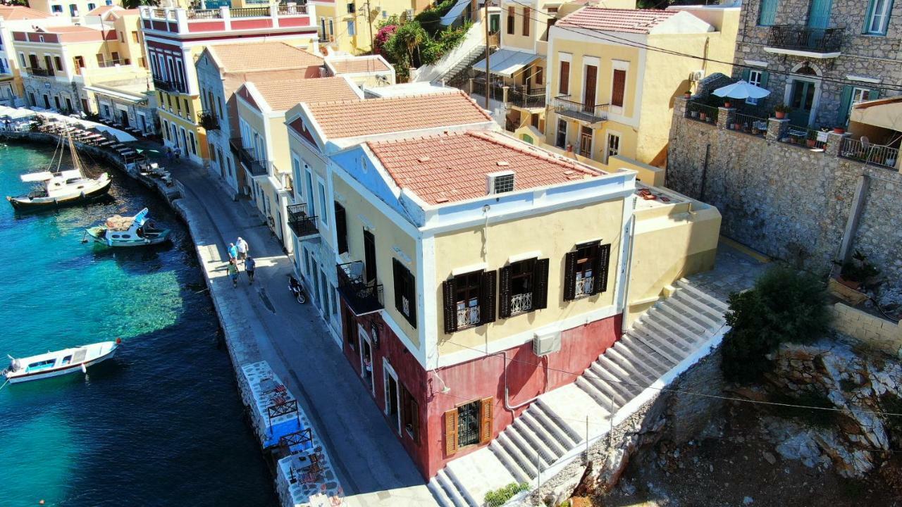 Moschos Mansion Villa Simi Dış mekan fotoğraf