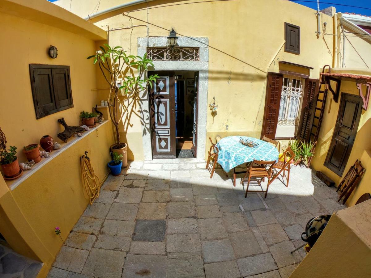 Moschos Mansion Villa Simi Dış mekan fotoğraf