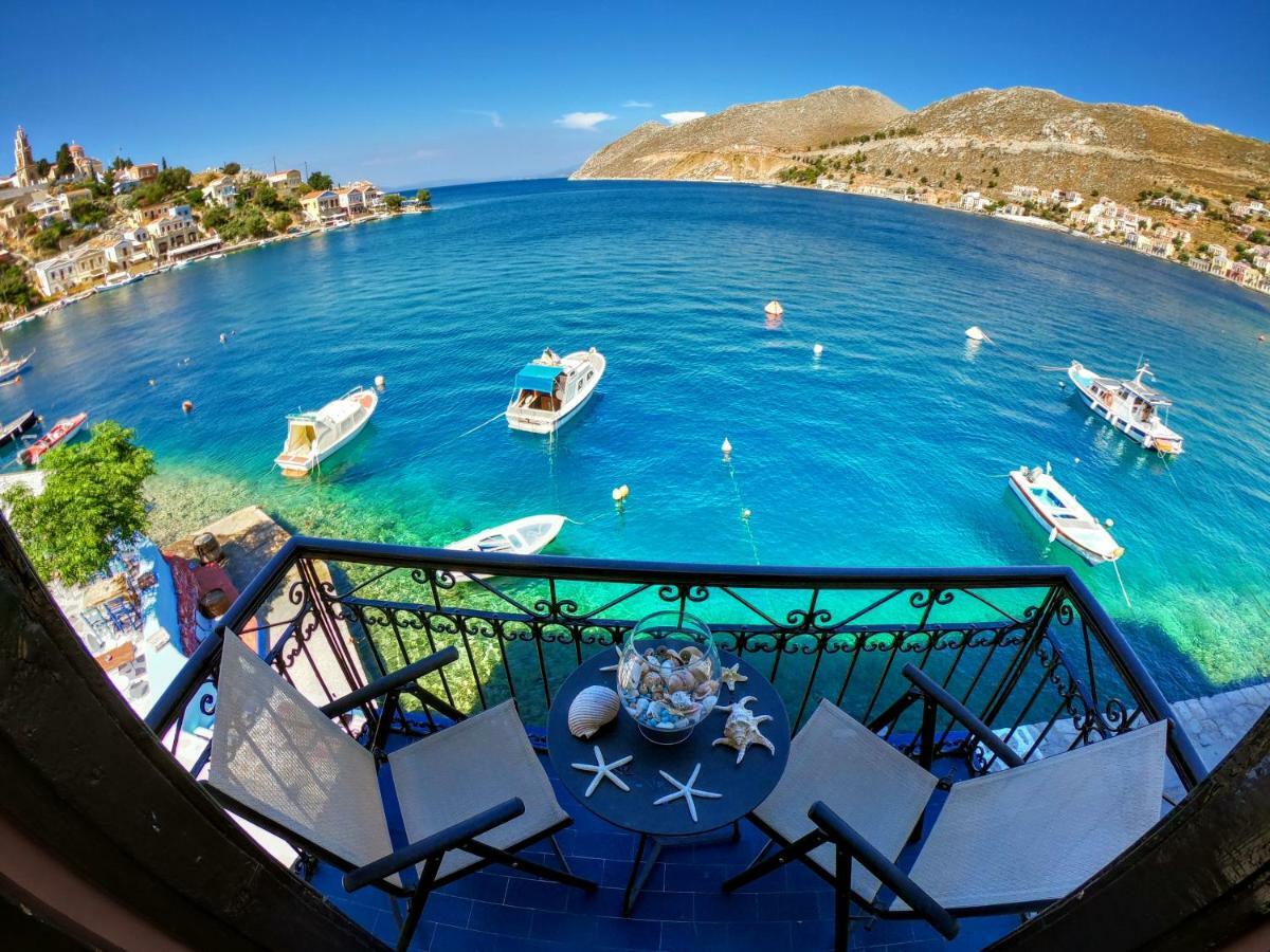 Moschos Mansion Villa Simi Dış mekan fotoğraf