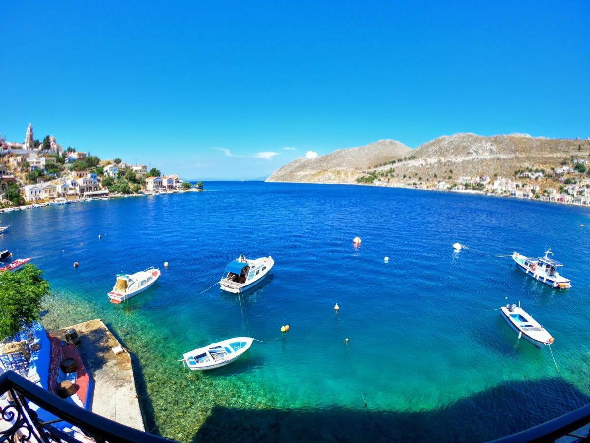 Moschos Mansion Villa Simi Dış mekan fotoğraf